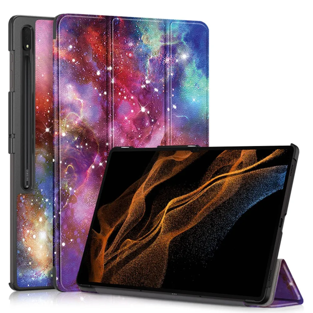Custodia per Samsung Galaxy Tab S10 Ultra / Tab S9 Ultra / Tab S8 Ultra, Techsuit, FoldPro Galaxy, Multicolore - immagine 1