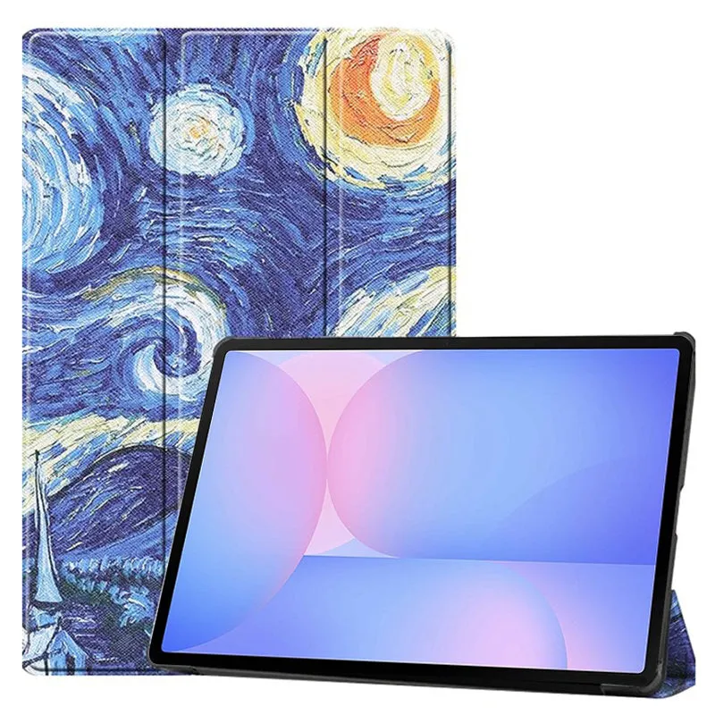 Custodia per Samsung Galaxy Tab S10 FE+, Techsuit, FoldPro Starry Night, Multicolore - immagine 1