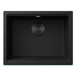 Lavello 1 vasca (55x43,5cm) TIME UM 105 Black edition Opaco LG210540BSOBKM - immagine 1