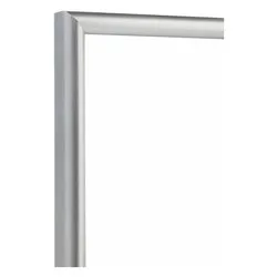 Cornice plastica (40x50cm) BASIC PLA STYLE Argento metallico PLA01 AA17 - immagine 1