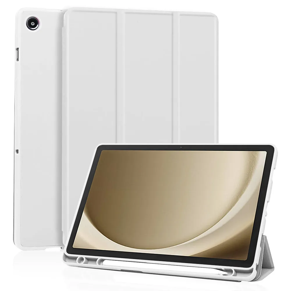 Custodia per Samsung Galaxy Tab A9+, Techsuit, Flex Trifold, Grigio - immagine 1