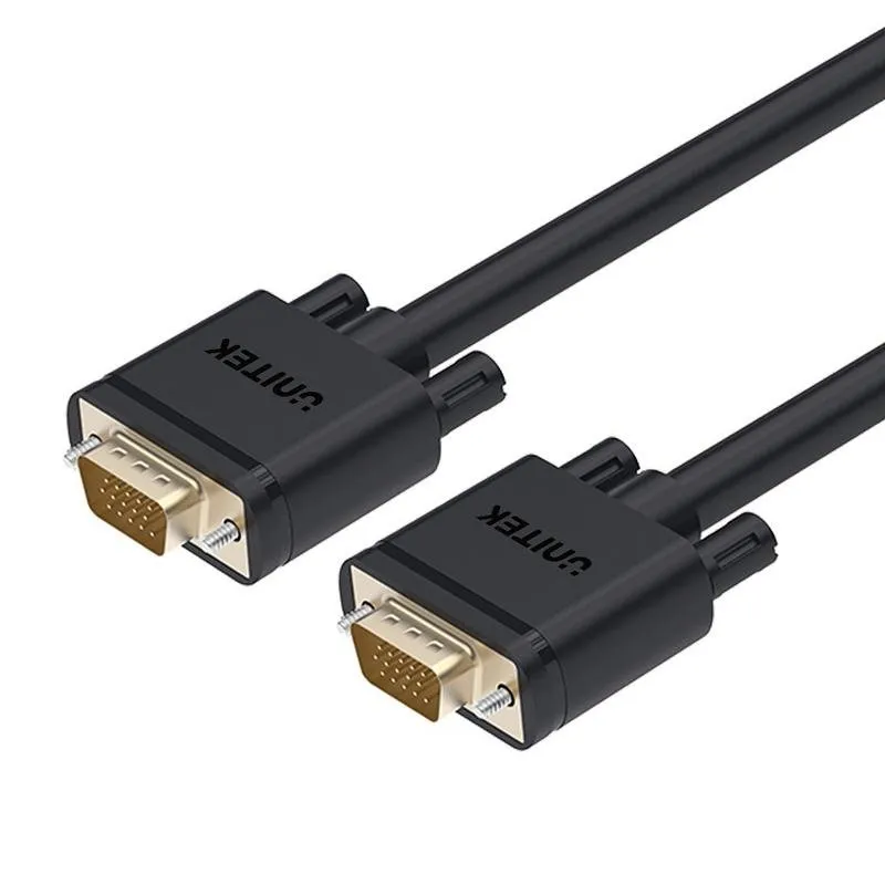 Cavo VGA Unitek Y-C504G 3 m Nero - immagine 1