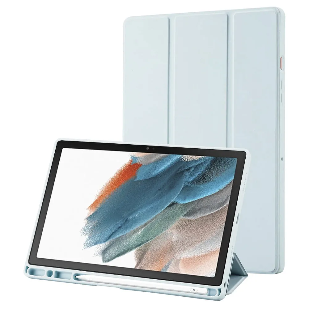 Custodia per Samsung Galaxy Tab A8 10.5 (2021), Techsuit, Flex Trifold, Blu - immagine 1