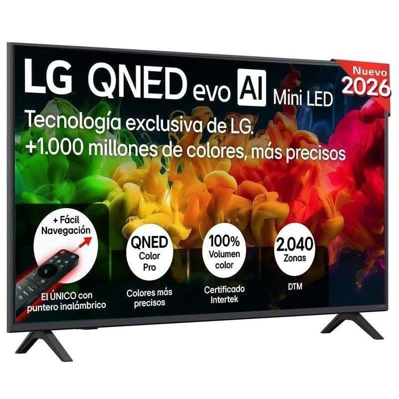 TV LG QNED evo MiniLED 65QNED80B6B 65" 4K UltraHD 60Hz Smart TV WebOS HDR10 Pro - immagine 1