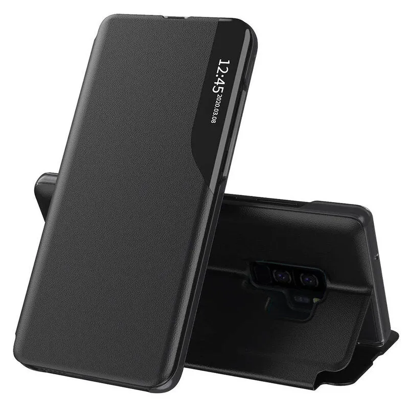 Custodia per Samsung Galaxy S9+ G965, Techsuit, eFold, Nera - immagine 1