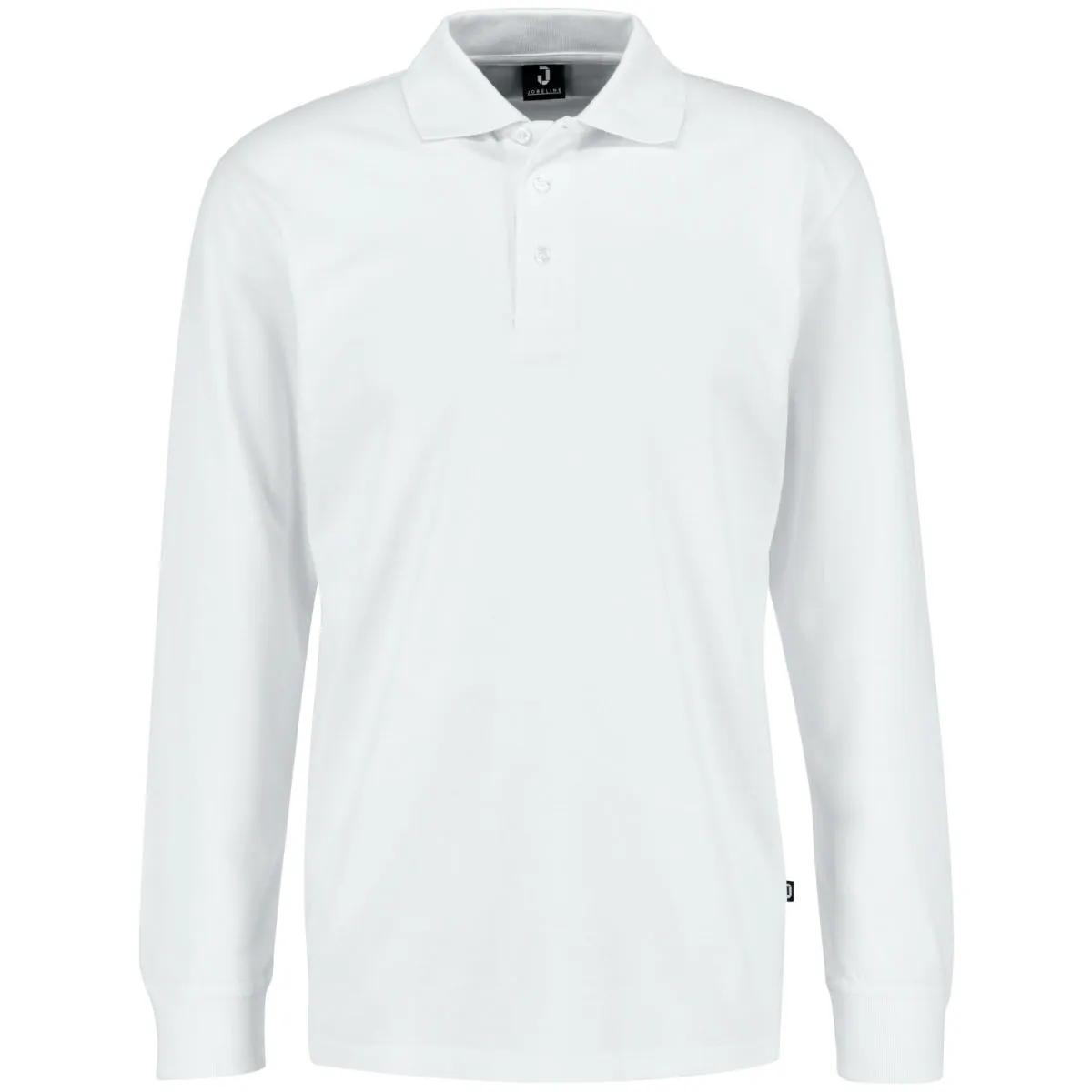 JOBELINE Polo da uomo Fly maniche lunghe; Taglia 3XL; bianco - immagine 1