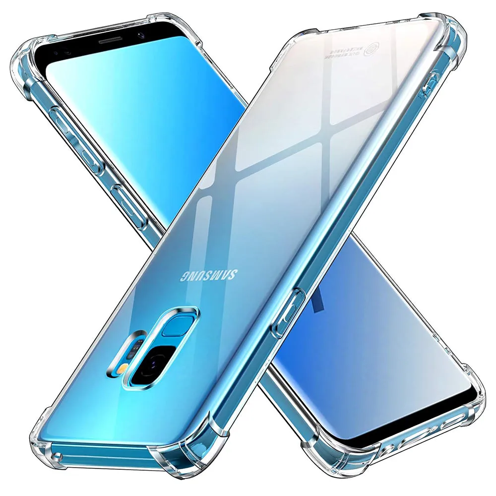 Custodia per Samsung Galaxy S9 G960, Techsuit, Shockproof Clear, Trasparente - immagine 1