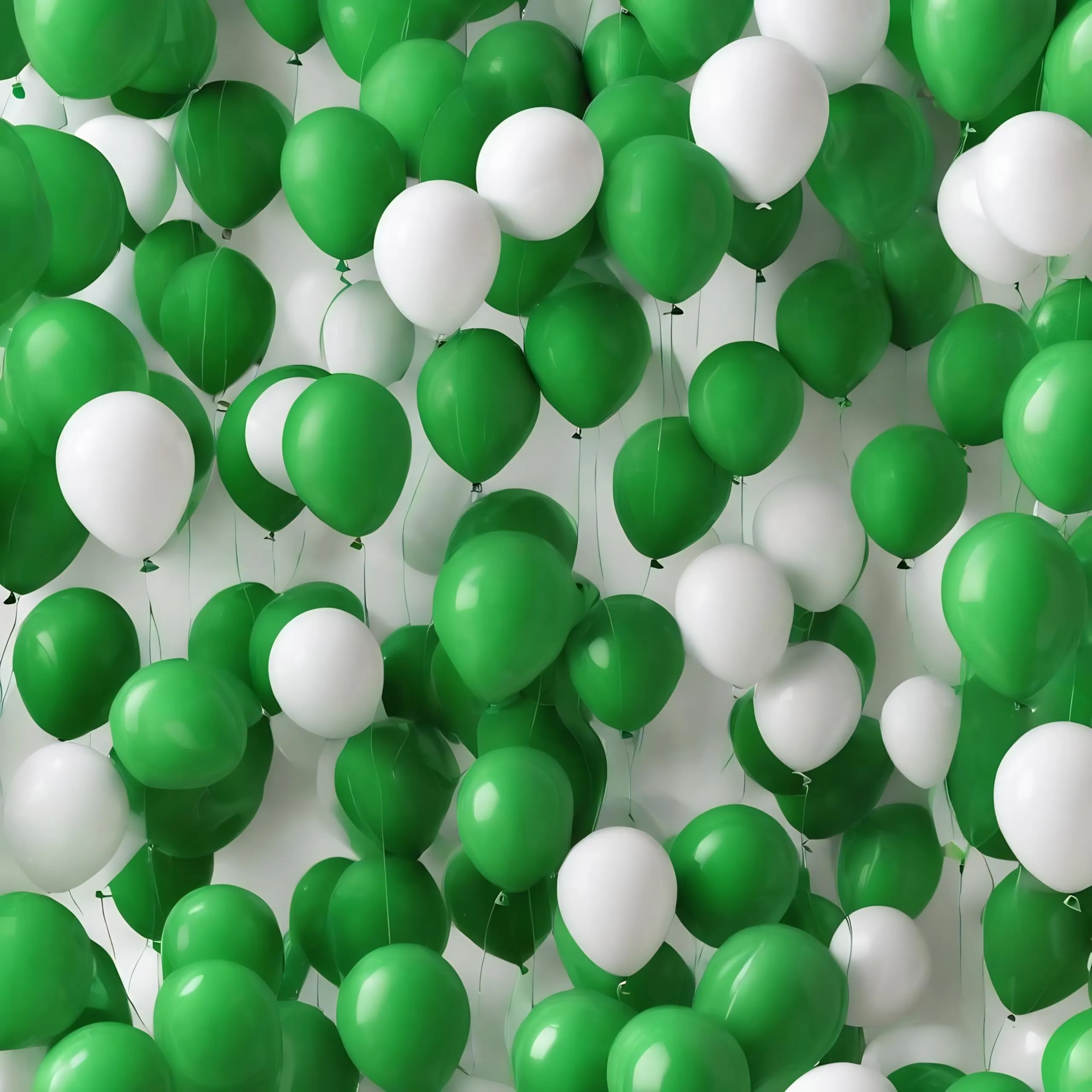 50 Palloncini Verdi • 30 Cm • Colori Vivaci Lucenti • Qualità Premium • Lattice Naturale Biodegradabili Ecologici • Gonfiabili Aria Elio Acqua • Baby Shower Battesimo Compleanno Feste di Laurea Arco - immagine 7