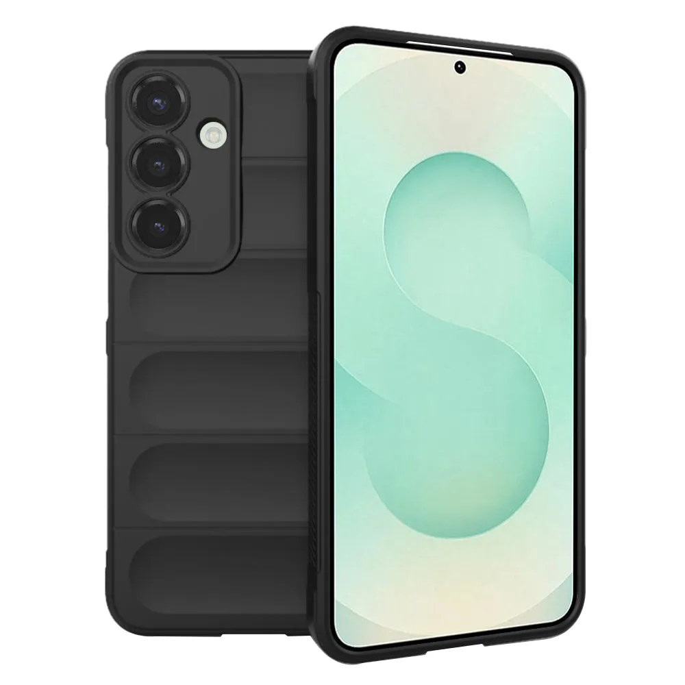 Custodia per Samsung Galaxy S25+ S936, Techsuit, Magic Shield, Nera - immagine 1