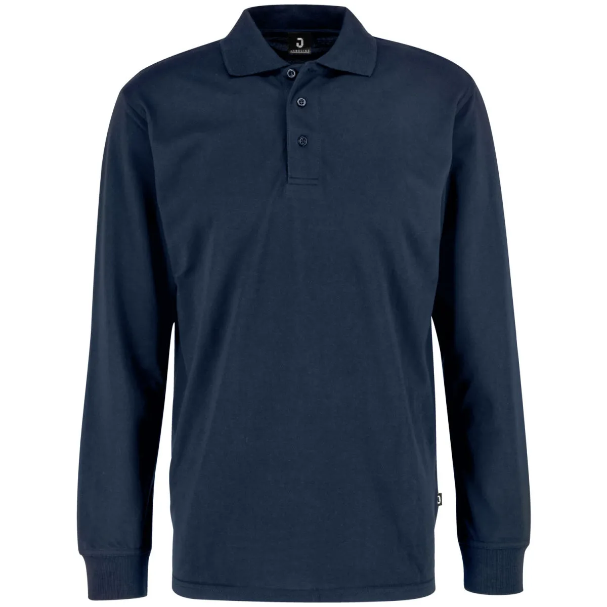 JOBELINE Polo da uomo Fly maniche lunghe; Taglia 4XL; blu navy - immagine 1