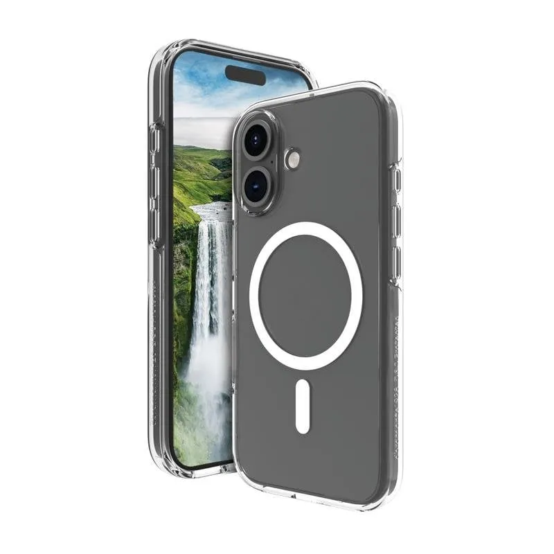 Custodia per cellulare DBRAMANTE1928 Iceland Ultra D3O MagSafe plastica trasparente per iPhone 16 - immagine 1
