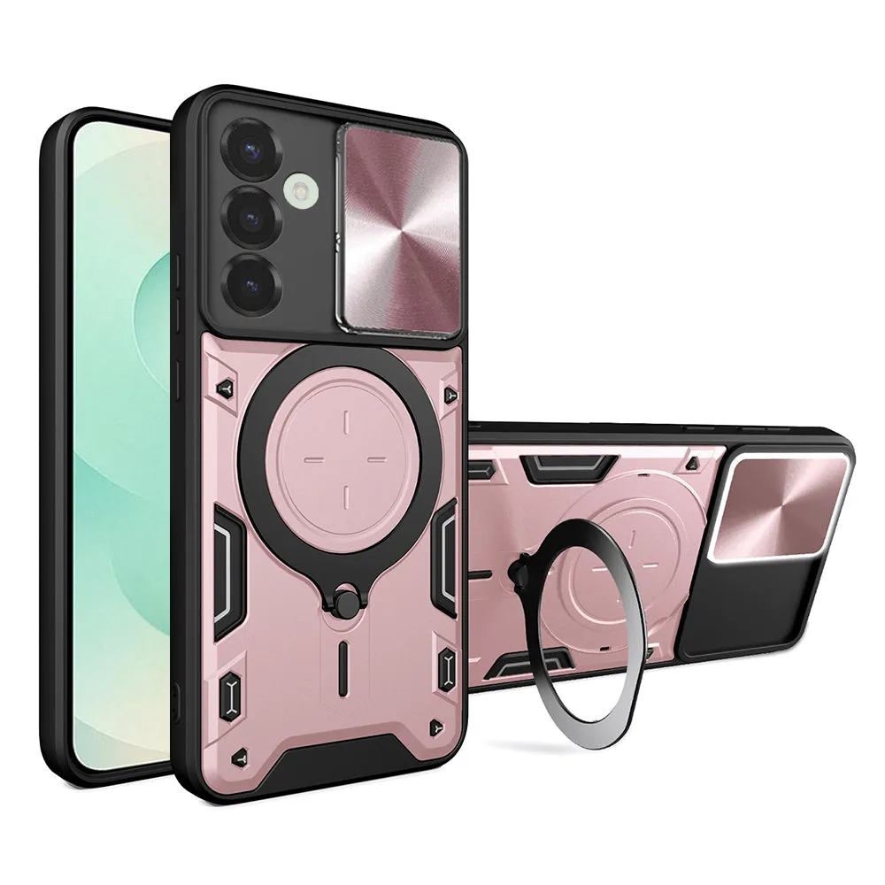 Custodia per Samsung Galaxy S25+ S936, Techsuit, CamGuard Pro, Rosa Oro - immagine 1