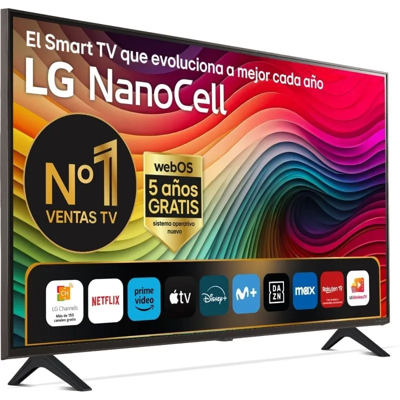 TV LG NanoCell 43NANO82A6B 43" 4K UltraHD 60Hz Smart TV WebOS HDR10 Pro Dolby Digital - immagine 1