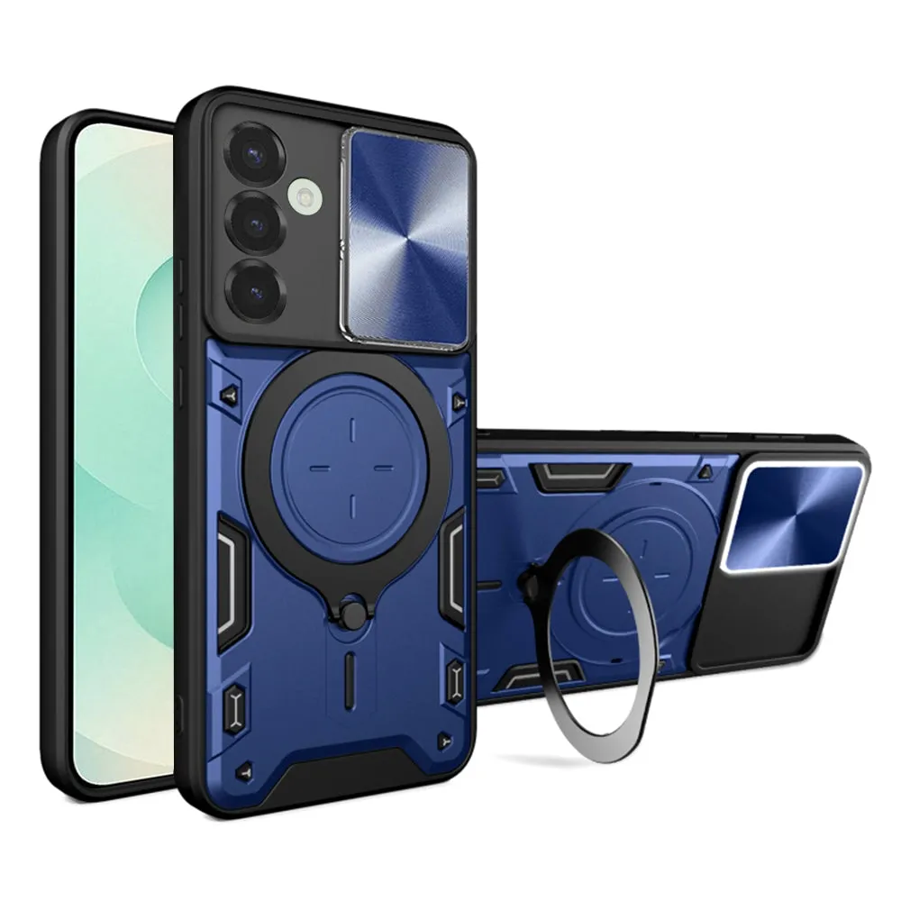 Custodia per Samsung Galaxy S25+ S936, Techsuit, CamGuard Pro, Blu - immagine 1