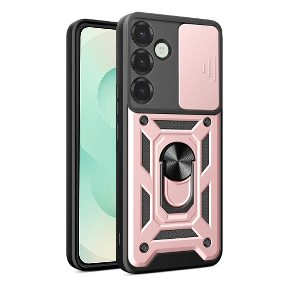 Custodia per Samsung Galaxy S25+ S936, Techsuit, CamShield, Rosa - immagine 1