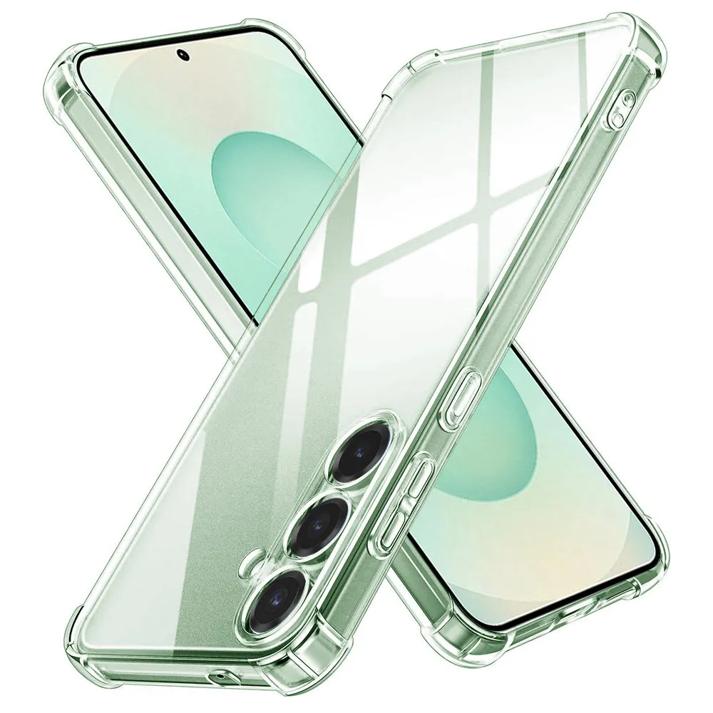 Custodia per Samsung Galaxy S25+ S936, Techsuit, Shockproof Clear, Trasparente - immagine 1