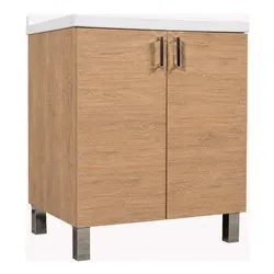 LAVANDERIA Mobile lavatoio Rovere naturale (60cm) - immagine 1