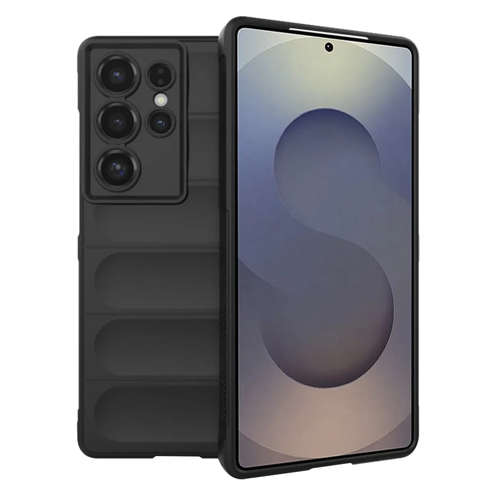 Custodia per Samsung Galaxy S25 Ultra S938, Techsuit, Magic Shield, Nera - immagine 1