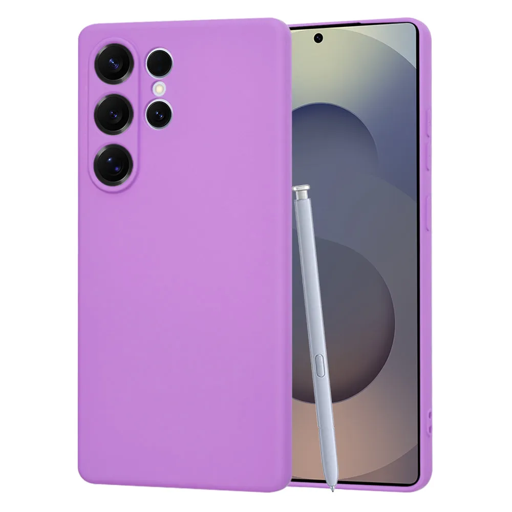 Custodia per Samsung Galaxy S25 Ultra S938, Techsuit, SoftFlex, Viola - immagine 1