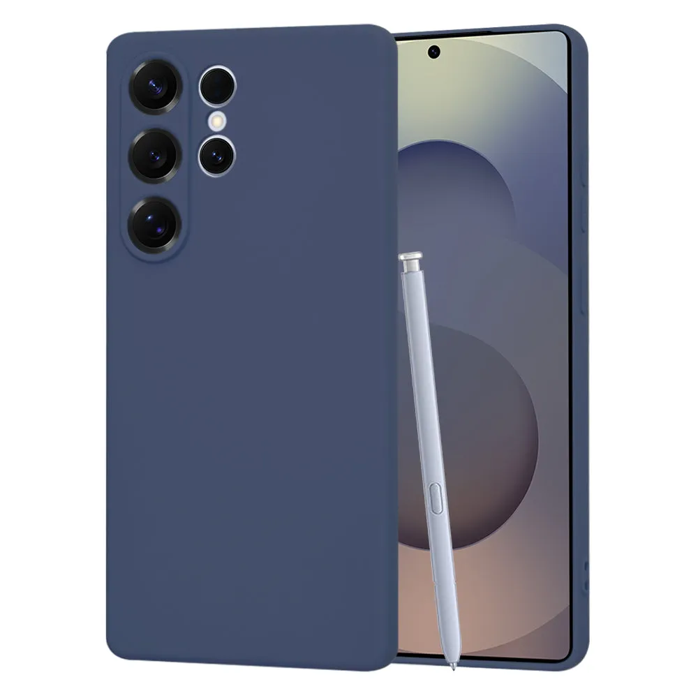 Custodia per Samsung Galaxy S25 Ultra S938, Techsuit, SoftFlex, Blu Navy - immagine 1