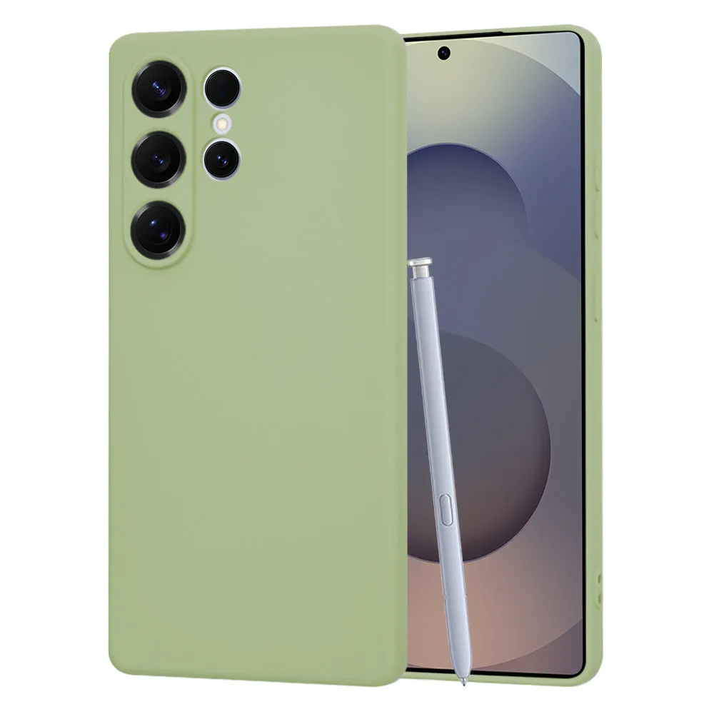 Custodia per Samsung Galaxy S25 Ultra S938, Techsuit, SoftFlex, Matcha - immagine 1