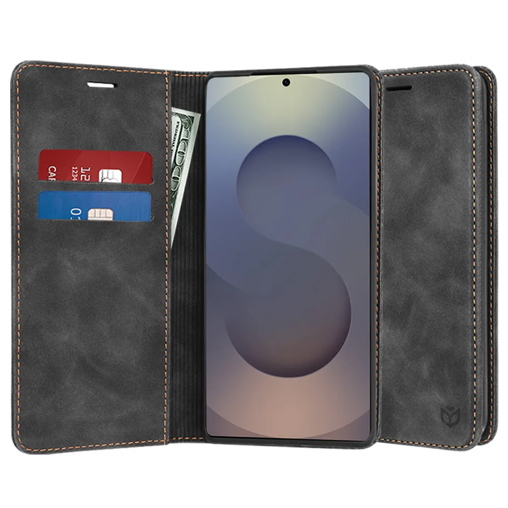 Custodia per Samsung Galaxy S25 Ultra S938, Techsuit, Confy, Nera - immagine 1