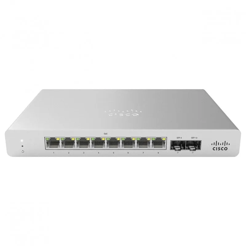 Switch gestito Cisco Meraki MS120-8 L2 8 porte Gigabit + 2 porte SFP 1G - immagine 1