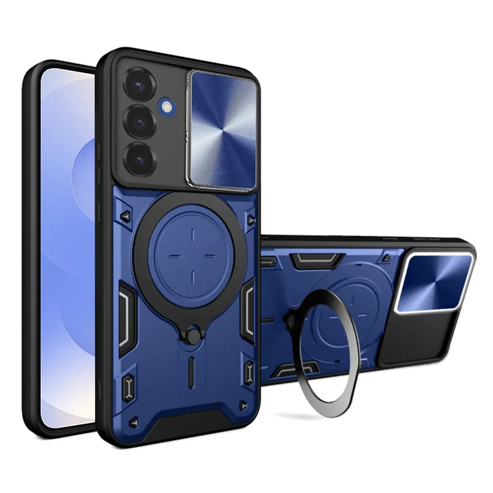 Custodia per Samsung Galaxy S25 S931, Techsuit, CamGuard Pro, Blu - immagine 1