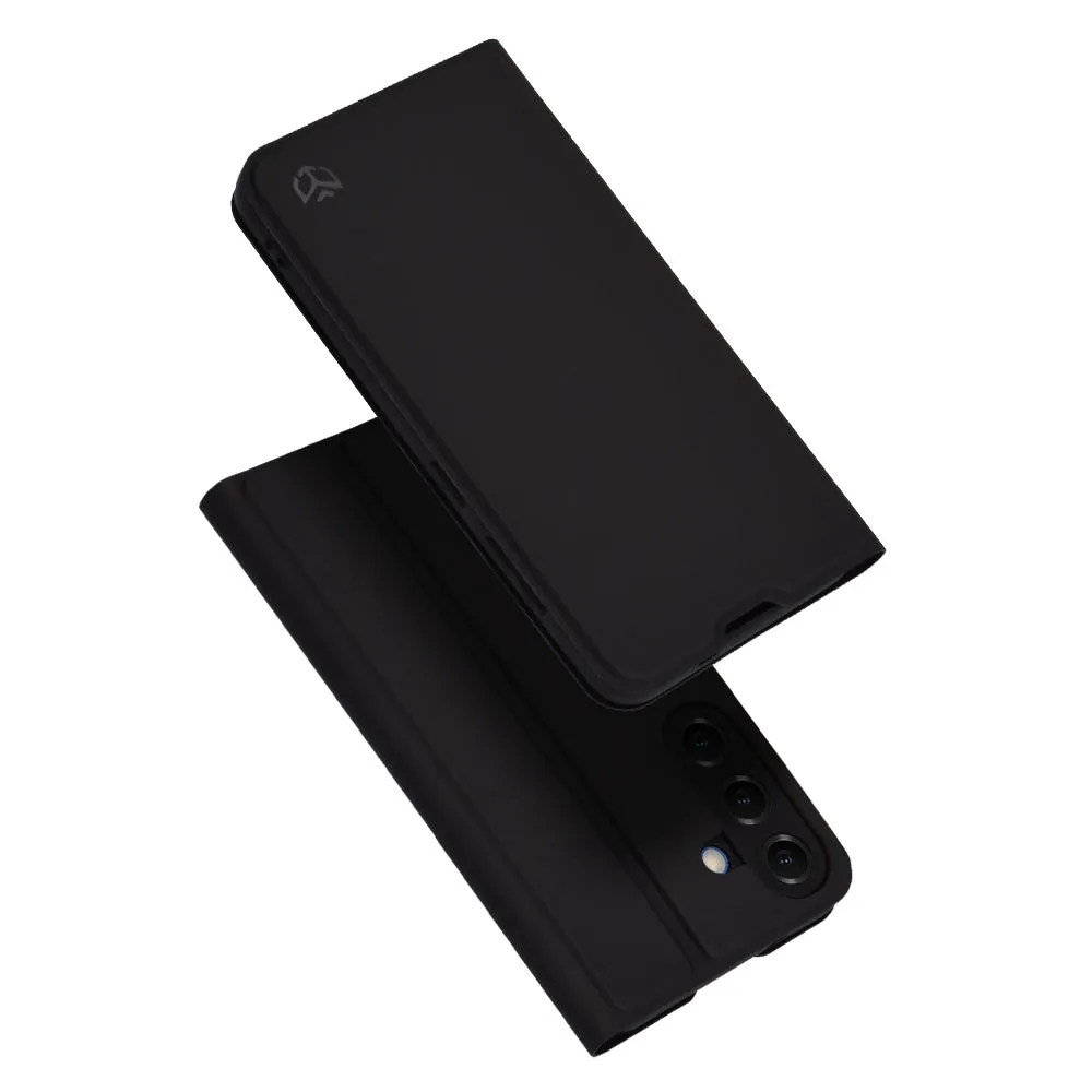Custodia per Samsung Galaxy S25 S931, Techsuit, Magskin Book, Nera - immagine 1