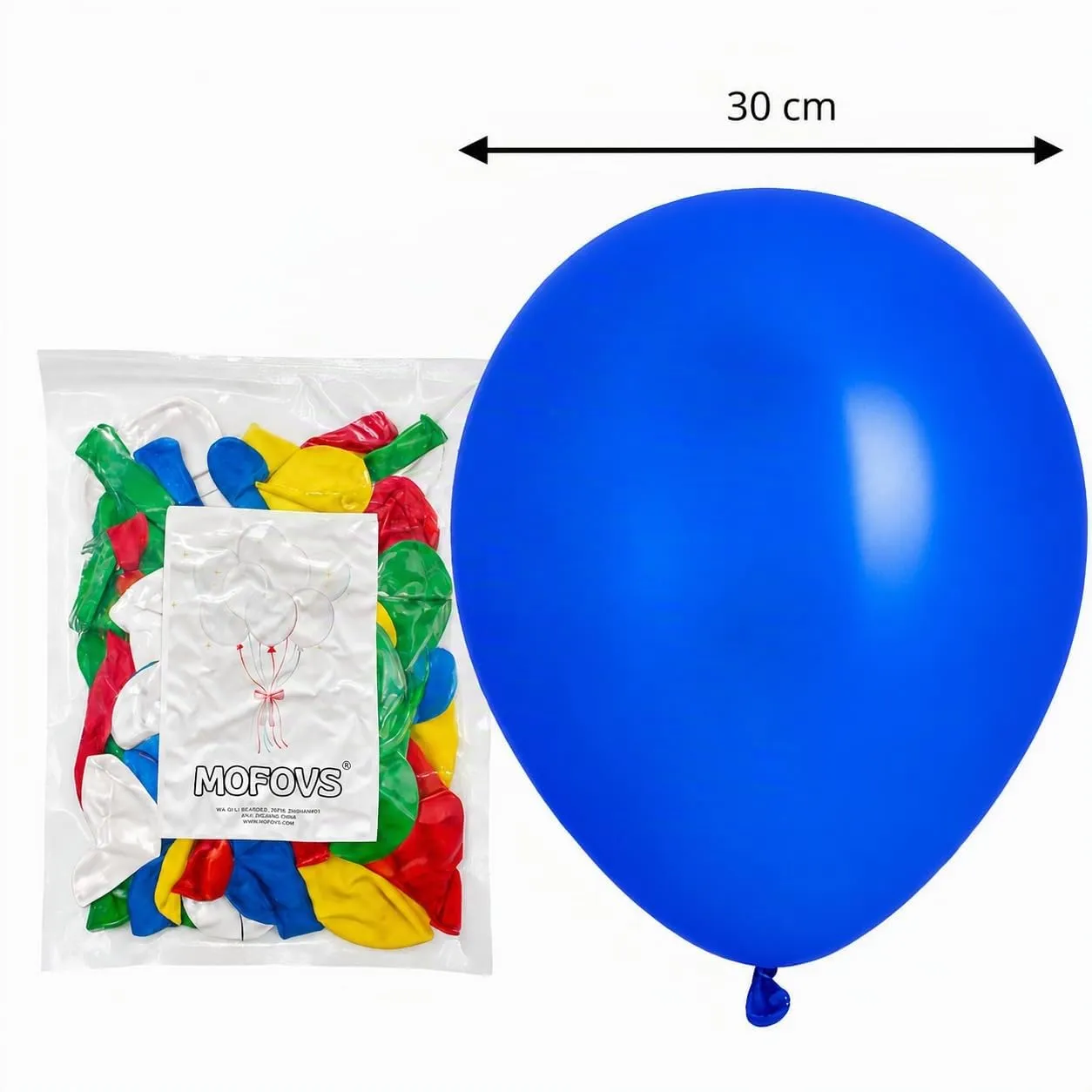 50 Palloncini Compleanno Colorati • 30 Cm • Colori Vivaci Lucenti • Qualità Premium • Lattice Naturale Biodegradabili Ecologici • Gonfiabili Aria Elio Acqua • Battesimo Compleanno Feste di Laurea Arco - immagine 2