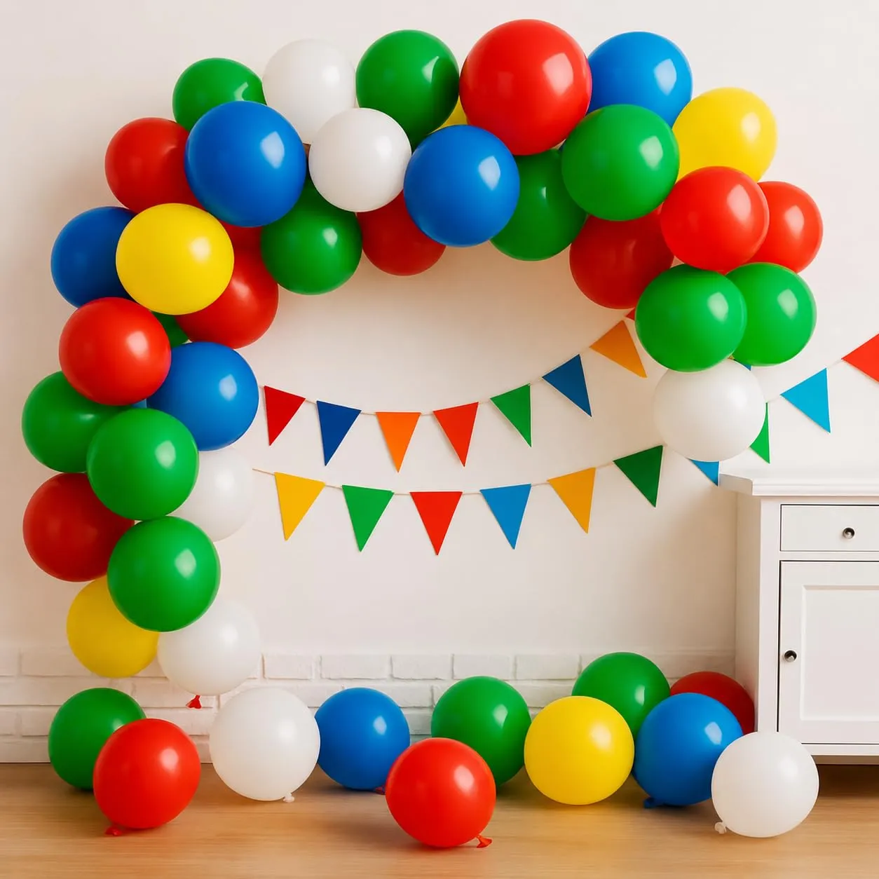 50 Palloncini Compleanno Colorati • 30 Cm • Colori Vivaci Lucenti • Qualità Premium • Lattice Naturale Biodegradabili Ecologici • Gonfiabili Aria Elio Acqua • Battesimo Compleanno Feste di Laurea Arco - immagine 6