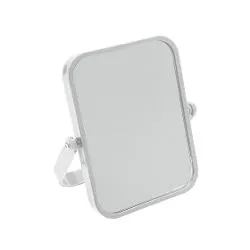 Specchio trucco da appoggio con ingranditore ( 5x ) Elena (16,5x1,8x19cm) Bianco C0202202 - immagine 1