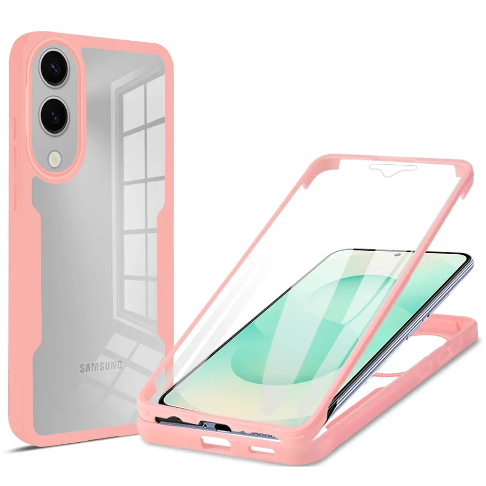 Custodia per Samsung Galaxy S25 Edge S937, Techsuit, ColorVerse 360, Rosa - immagine 1