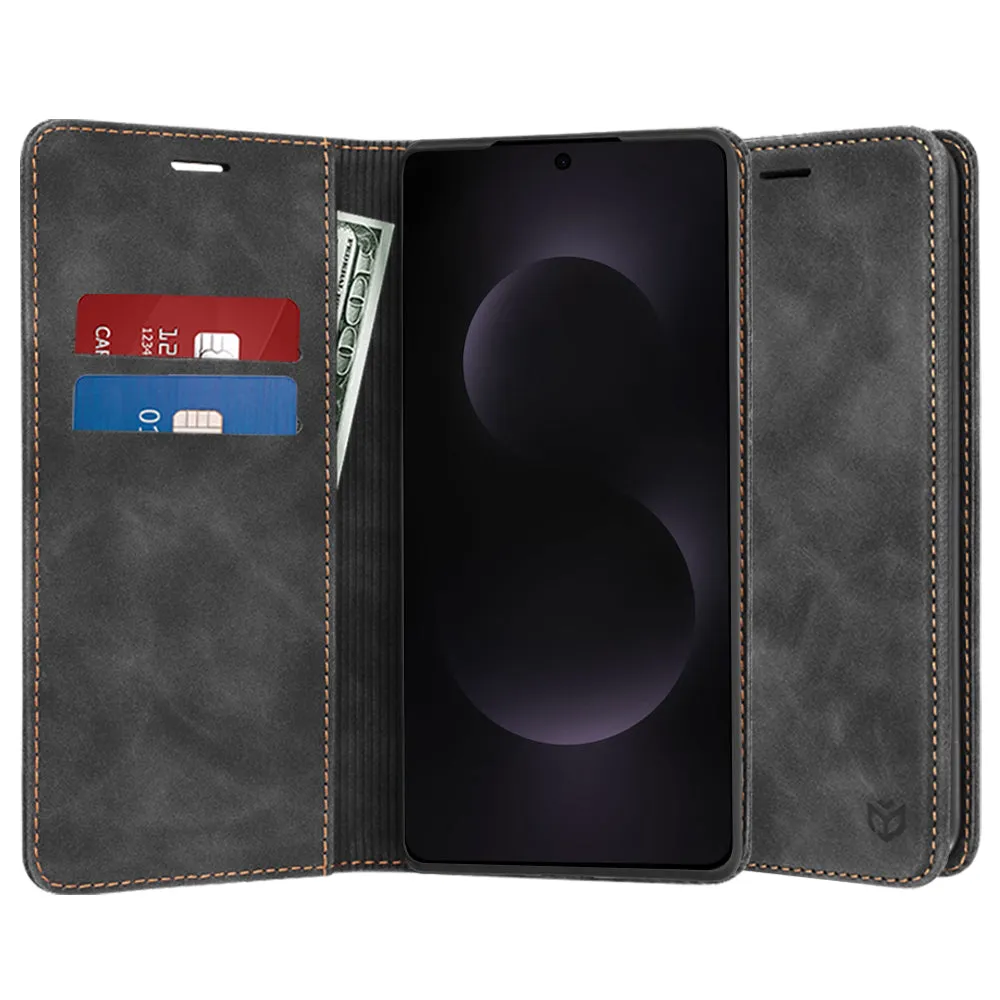 Custodia per Samsung Galaxy S25 Edge S937, Techsuit, Confy, Nera - immagine 1