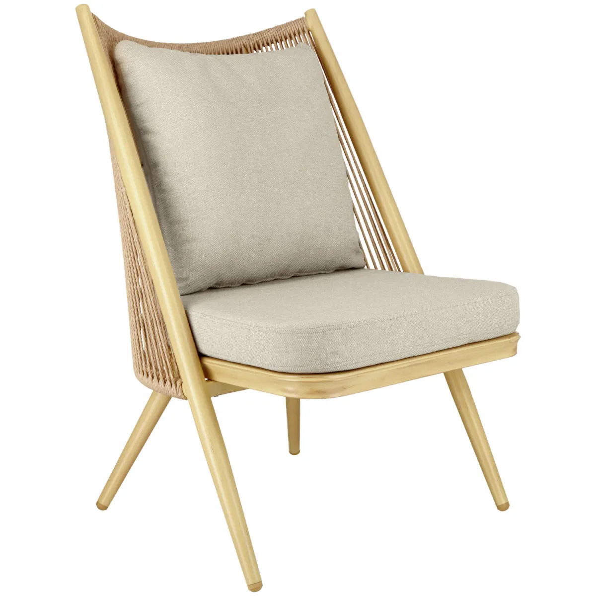VEGA Poltrona da esterno Isola; 65x73x94 cm (LxPxH); beige - immagine 1