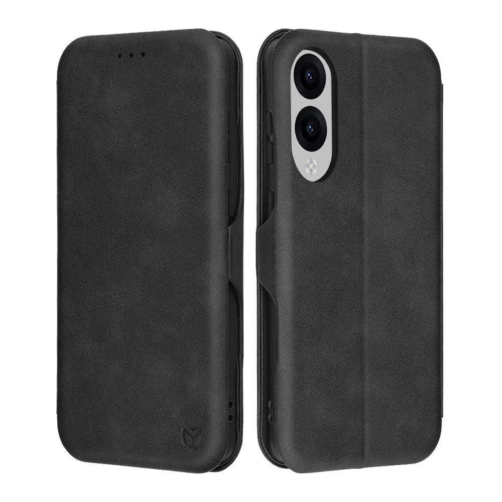 Custodia per Samsung Galaxy S25 Edge S937, Techsuit, Safe Wallet Plus, Nera - immagine 1