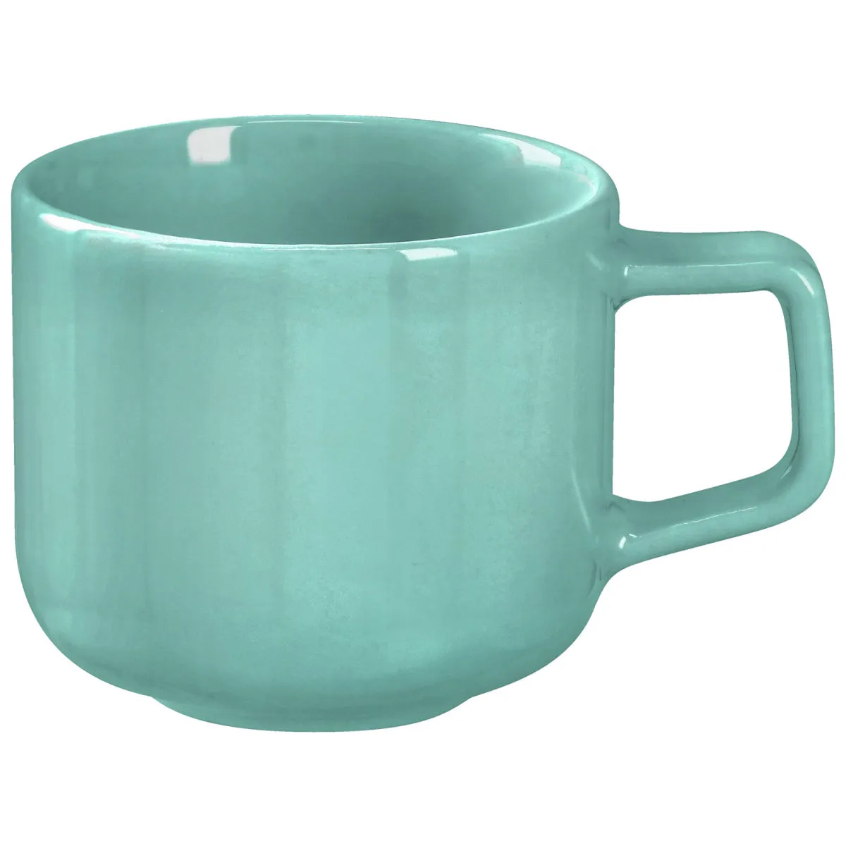 6x VEGA Tazzina da caffè Alegria; 100 ml, 5.9x5.3 cm (ØxH); turchese; rotonda; 6 pz. / Pacco - immagine 1