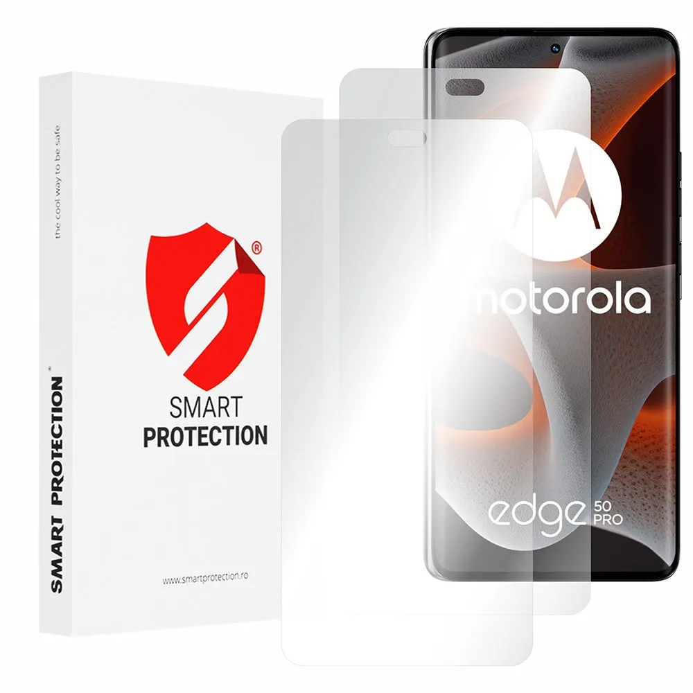 Pellicola protettiva per schermo Smart Protection Premium Classic per Motorola Edge 50 Pro, plastica, set da 2 pezzi - immagine 1