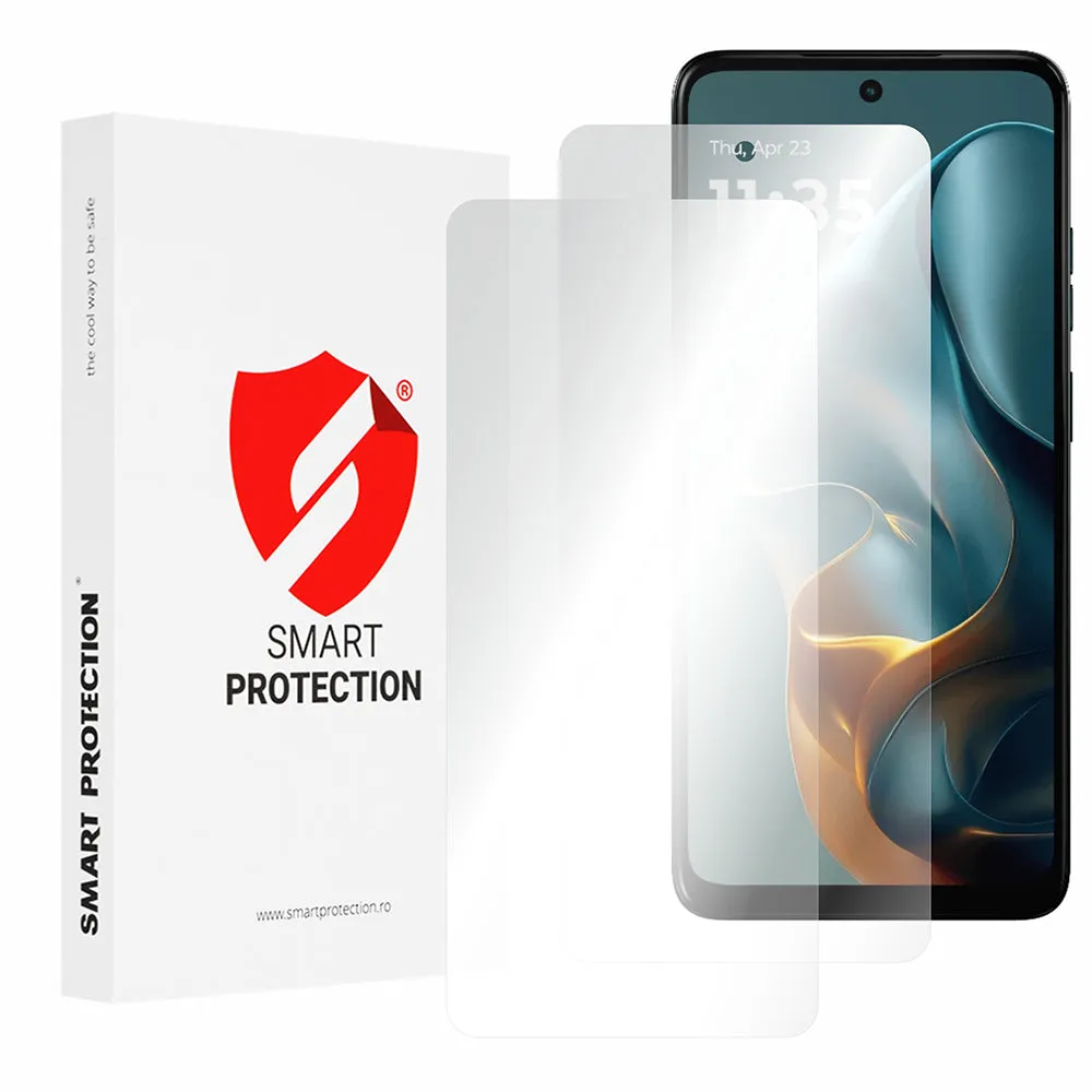 Pellicola protettiva per schermo Smart Protection Premium Classic per Motorola Moto E15 / G05, plastica, set da 2 pezzi - immagine 1