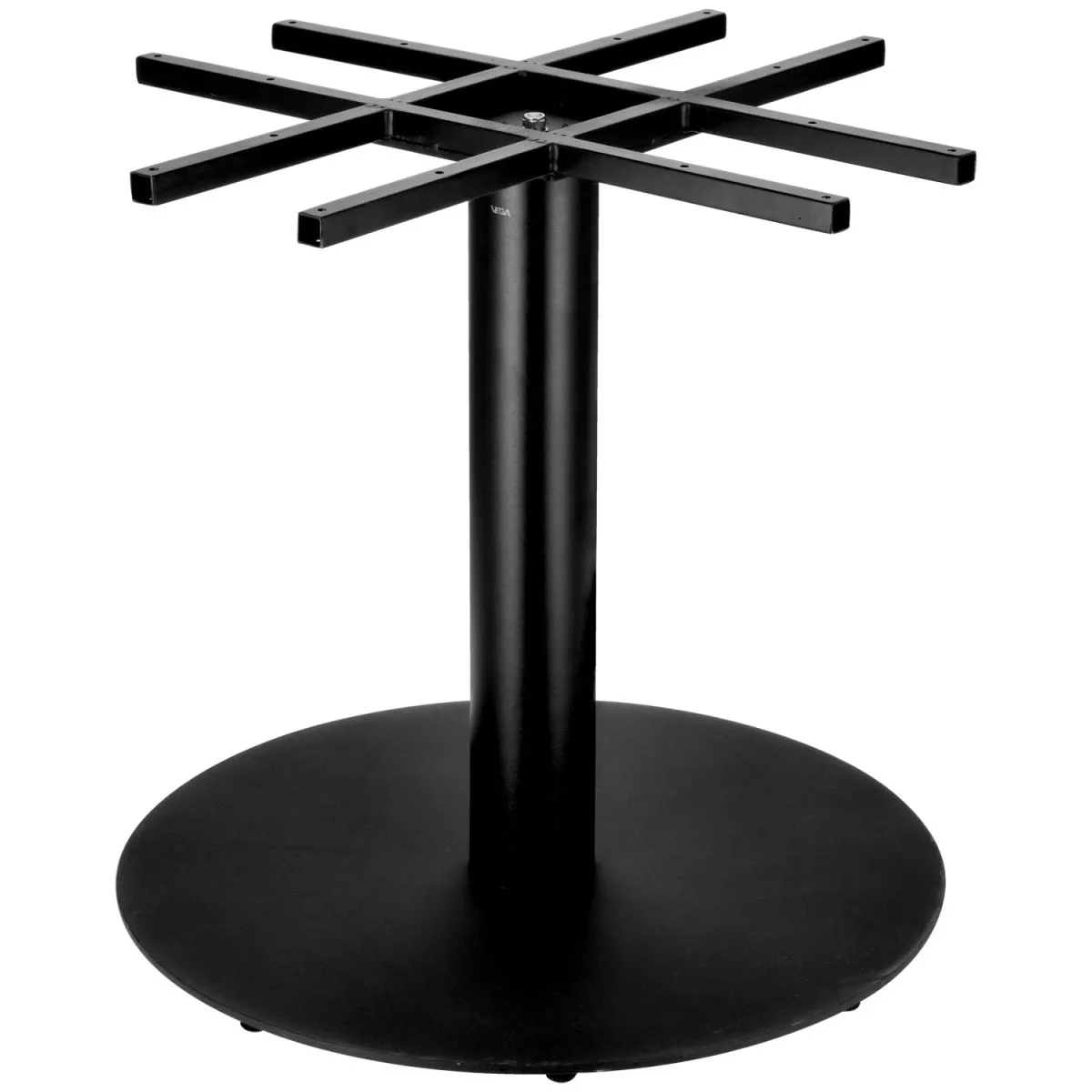 VEGA Base per tavolo Goliat; 74x72 cm (ØxH); nero; rotonda - immagine 1