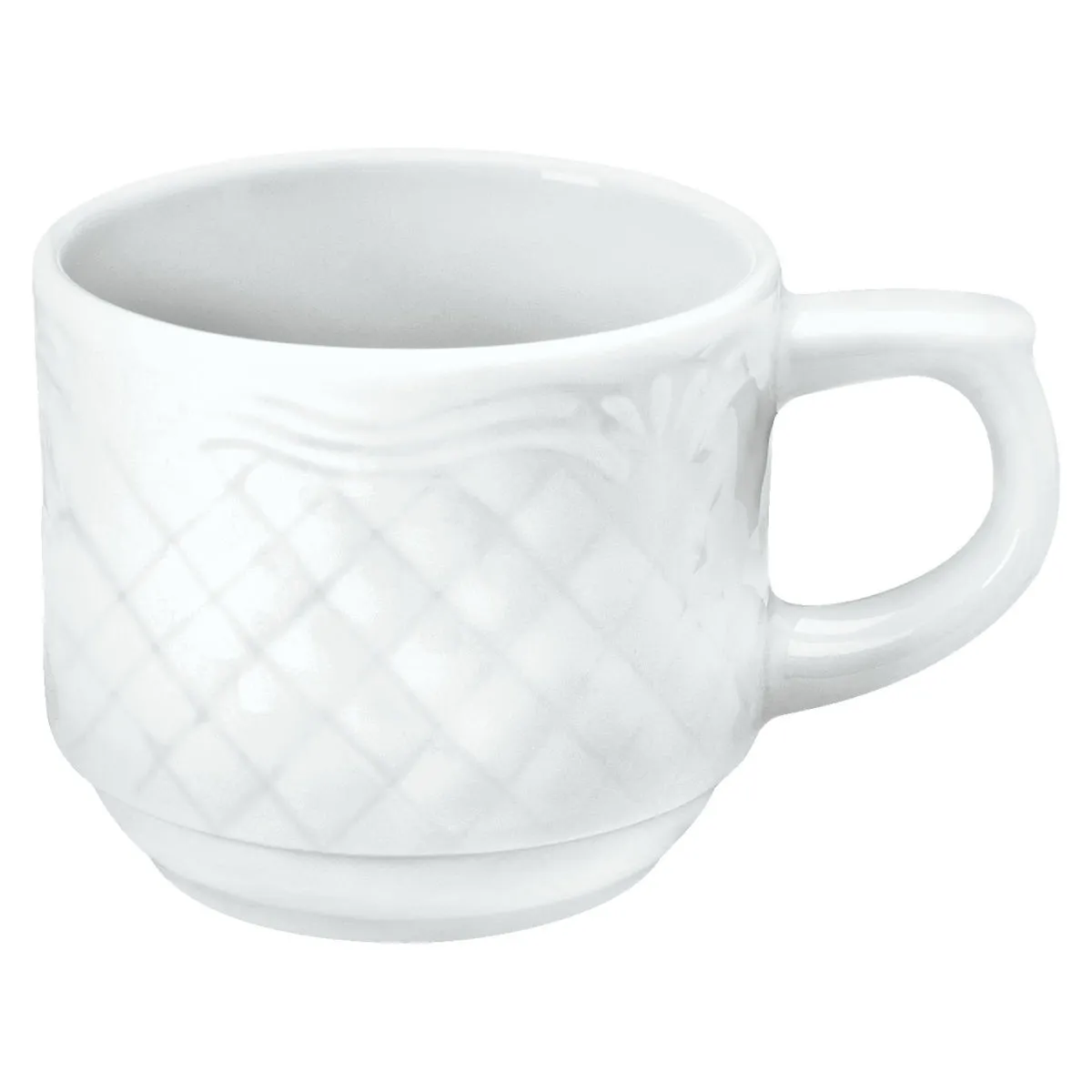 6x VEGA Tazzina caffè Zurigo; 100 ml, 6x5.5 cm (ØxH); bianco; rotonda; 6 pz. / Pacco - immagine 1