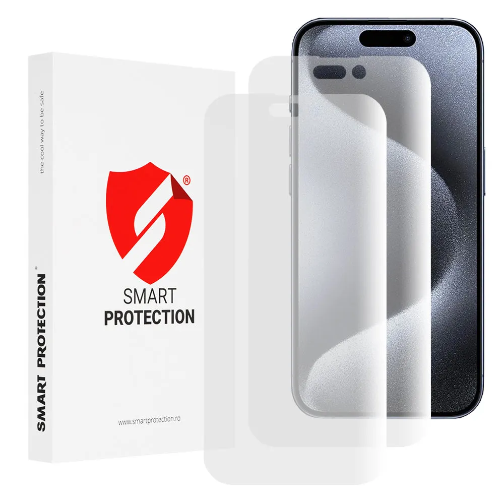 Pellicola protettiva per schermo Smart Protection Premium Classic per Apple iPhone 15 Pro, Plastica, Set da 2 pezzi - immagine 1