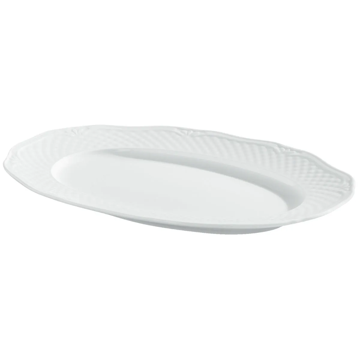 6x VEGA Piatto Zurigo; 28x19.5 cm (LxL); bianco; ovale; 6 pz. / Pacco - immagine 1