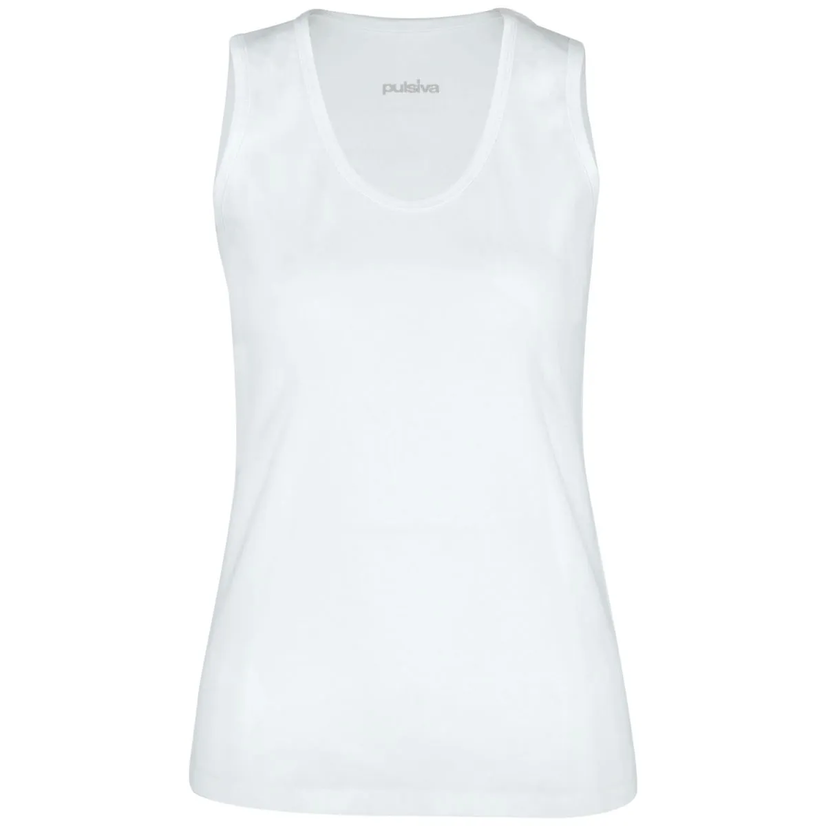 2x PULSIVA Top da donna Double Tanktop; Taglia L; bianco; 2 pz. / Pacco - immagine 1