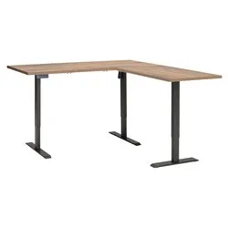 ENERGIA Scrivania Nero e Noce brera (180cm) Mobile KIT - immagine 1