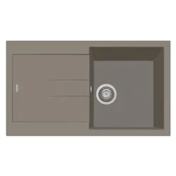 Lavello 1 vasca (86x50cm) AMANDA Tartufo Opaco AM861054 - immagine 1