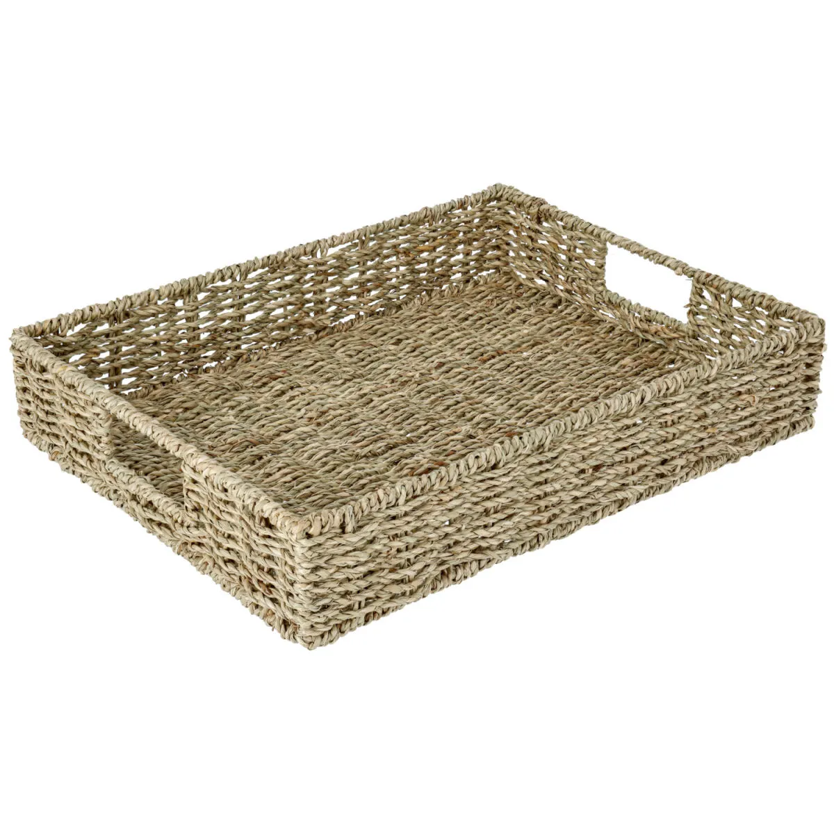 PULSIVA Cestino per il pane Händel; 41x31x8 cm (LxLxH); beige melange/verde melange; rettangolare - immagine 1