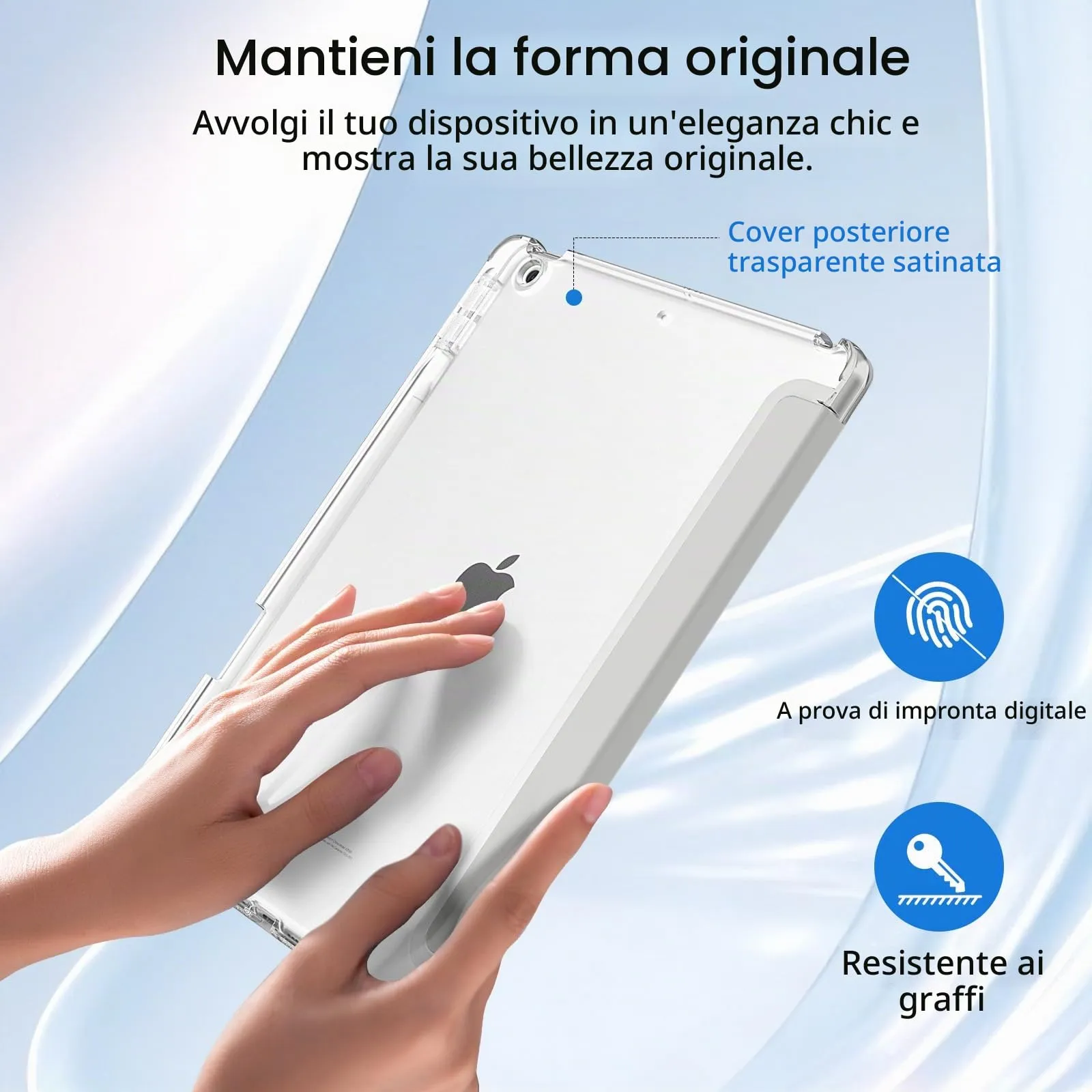 MoKo Cover per iPad 9a/8a/7a Generazione 10,2 Pollici con Portapenna - immagine 5