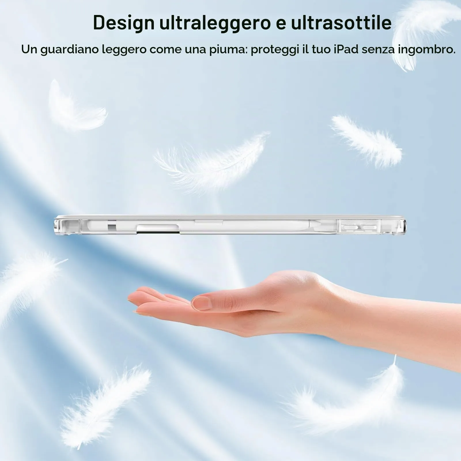 MoKo Cover per iPad 9a/8a/7a Generazione 10,2 Pollici con Portapenna - immagine 8