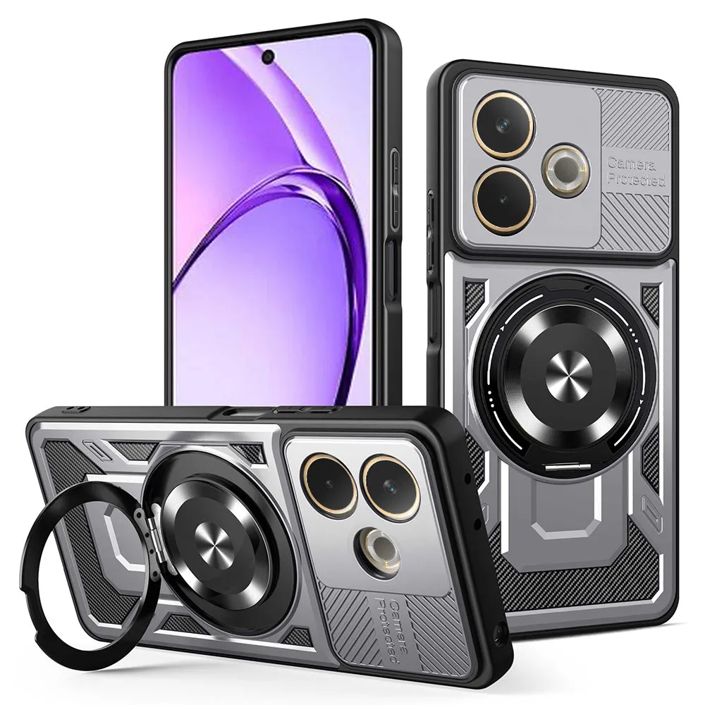 Custodia per Oppo A5 Pro 4G / A5 Pro, Techsuit, RuggedCam, Grigio - immagine 1